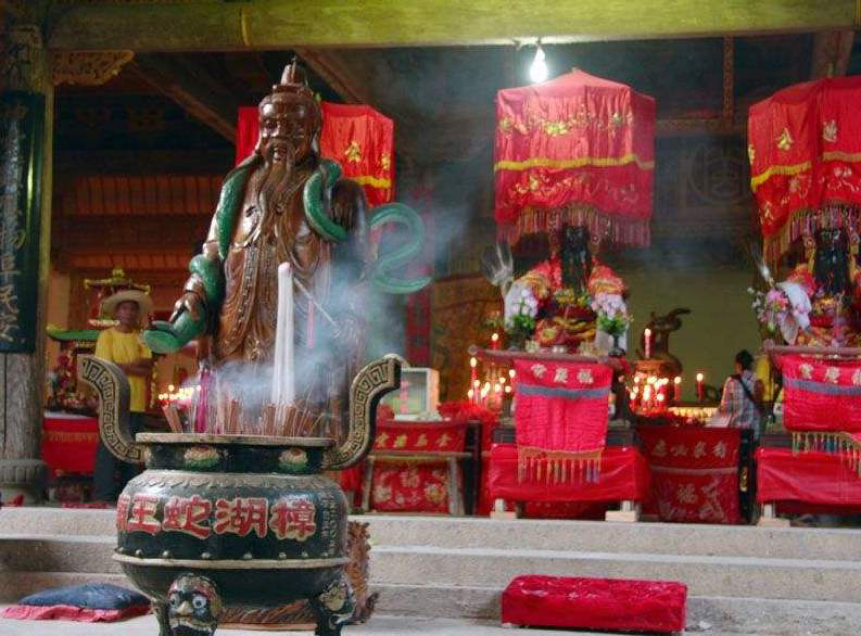 老翁蛇体神像 異形神 厨子 神棚 【公式通販】