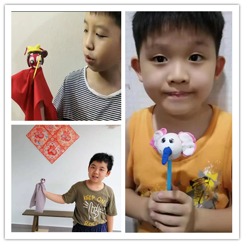 云课堂上营员展示小作品.jpg