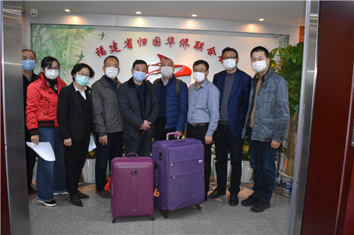 3月13日，党组班子成员欢送林遵、林跃勇同志赴首都机场支援疫情防控工作.jpg