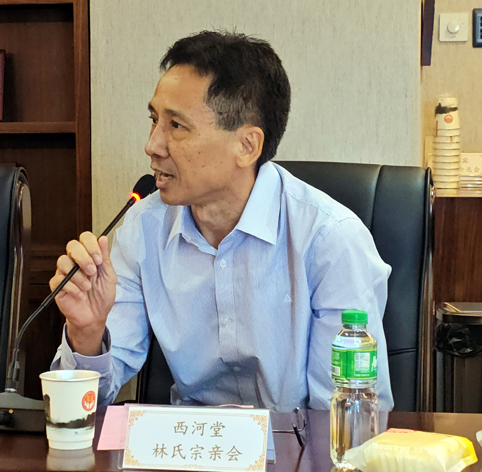08 西河堂林氏宗亲会常务副理事长林炳烈发言.jpg