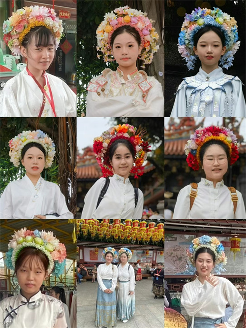 图4 营员们簪花秀（何佩兰 摄）.jpg